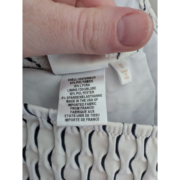 Milly Cabana One Piece Neutral Deep Back Scoop Women's Size S - Picture 7 of 7